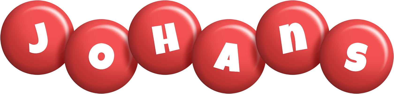 Johans candy-red logo