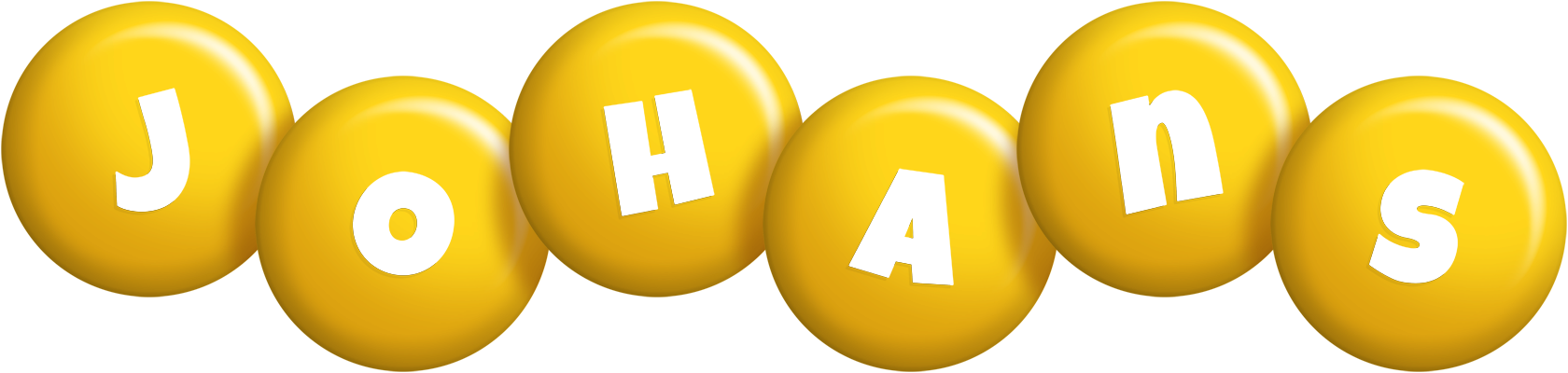 Johans candy-yellow logo