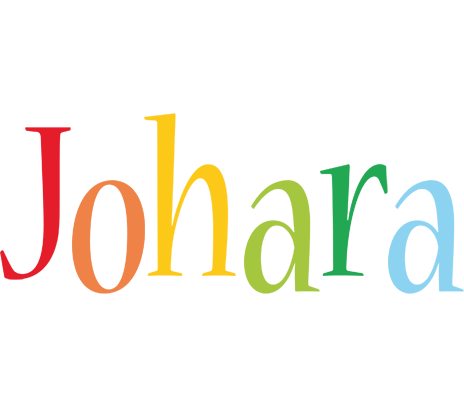 Johara birthday logo