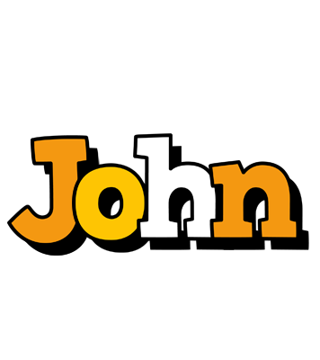 John cartoon logo