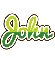 John golfing logo