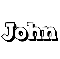 John snowing logo