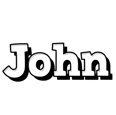 John snowing logo