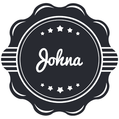 Johna badge logo