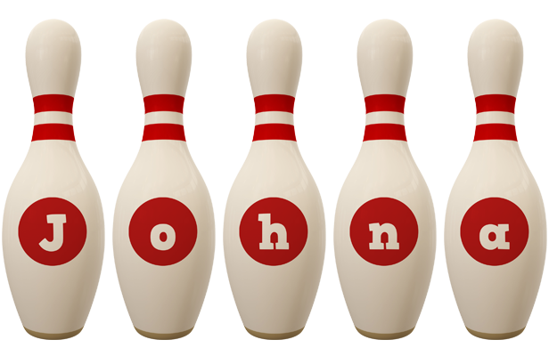 Johna bowling-pin logo