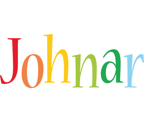 Johnar birthday logo