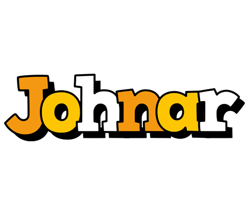 Johnar cartoon logo