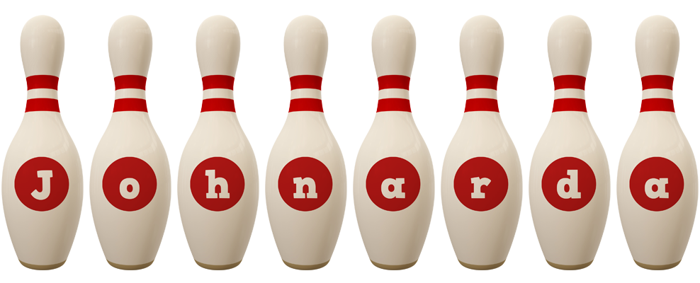 Johnarda bowling-pin logo