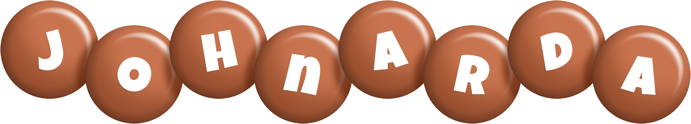 Johnarda candy-brown logo