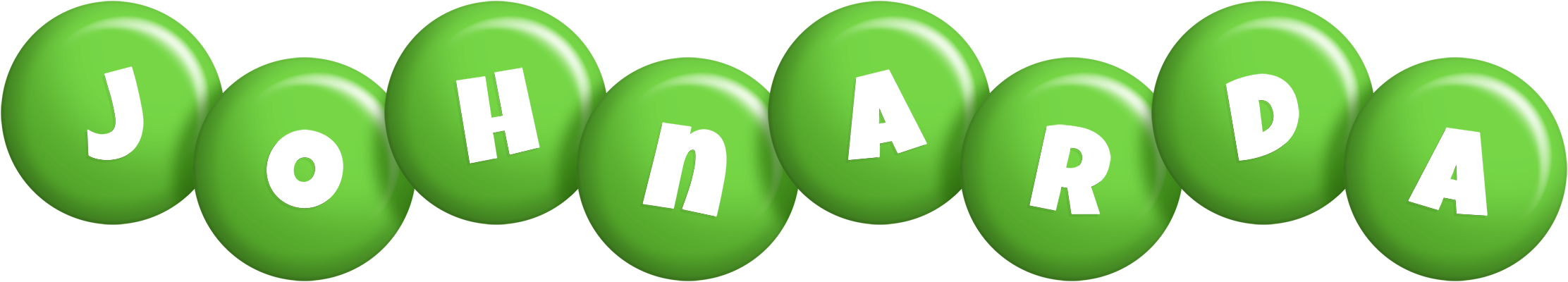 Johnarda candy-green logo