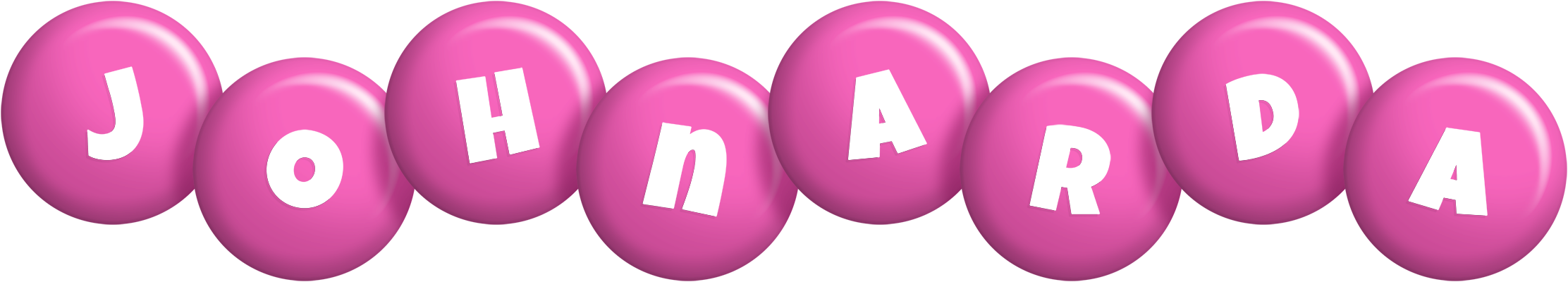 Johnarda candy-pink logo