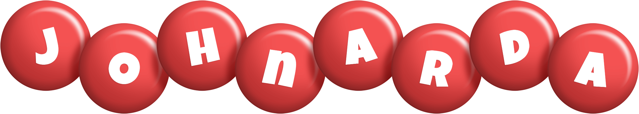 Johnarda candy-red logo