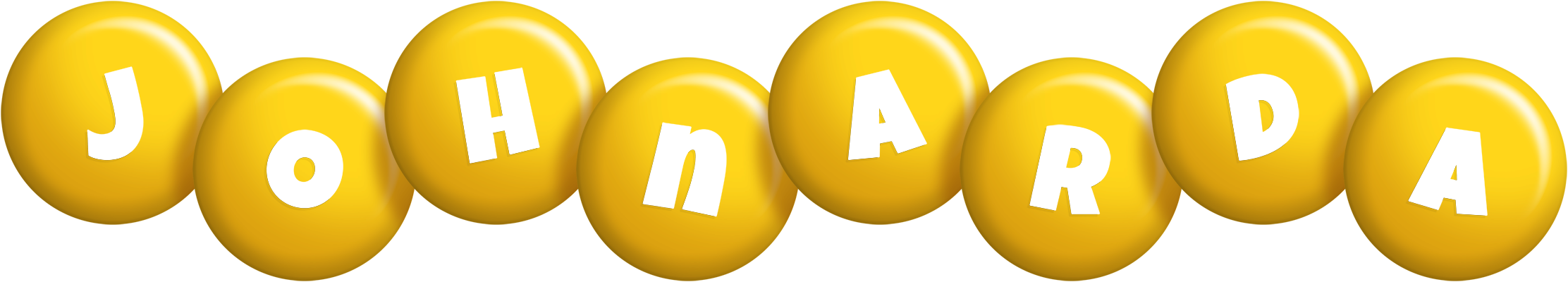 Johnarda candy-yellow logo