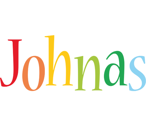 Johnas birthday logo