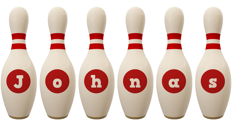 Johnas bowling-pin logo