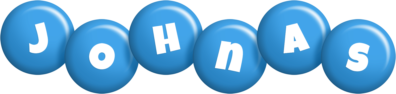 Johnas candy-blue logo