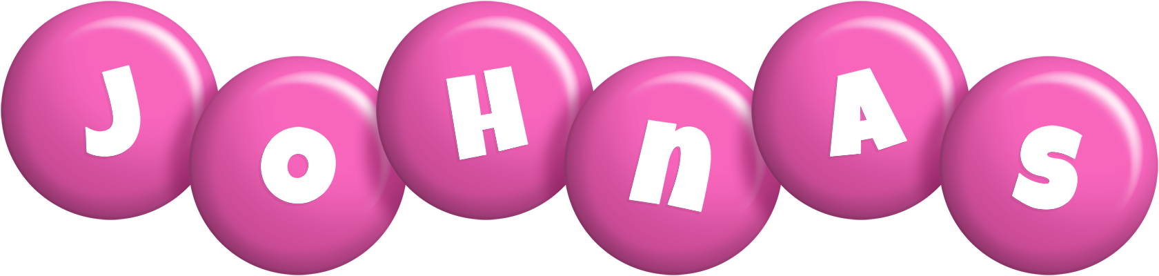 Johnas candy-pink logo