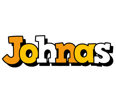 Johnas cartoon logo