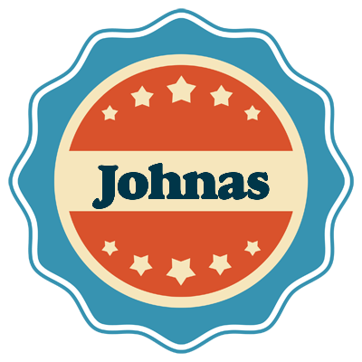 Johnas labels logo