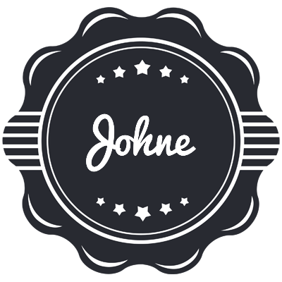 Johne badge logo