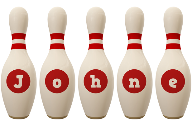 Johne bowling-pin logo