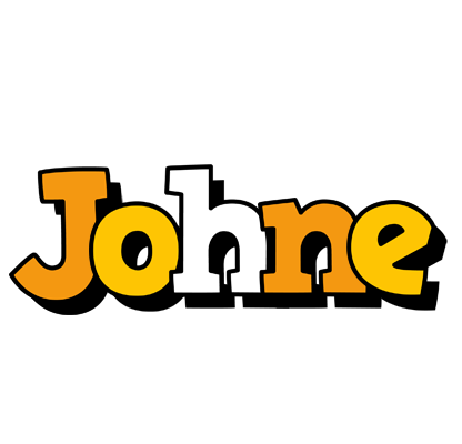 Johne cartoon logo