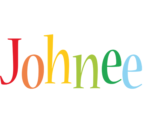 Johnee birthday logo