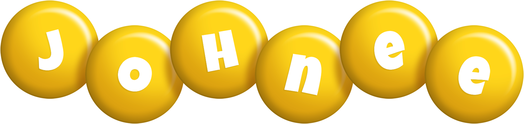 Johnee candy-yellow logo