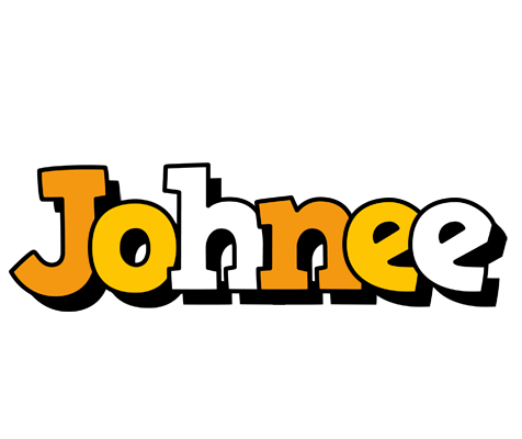 Johnee cartoon logo