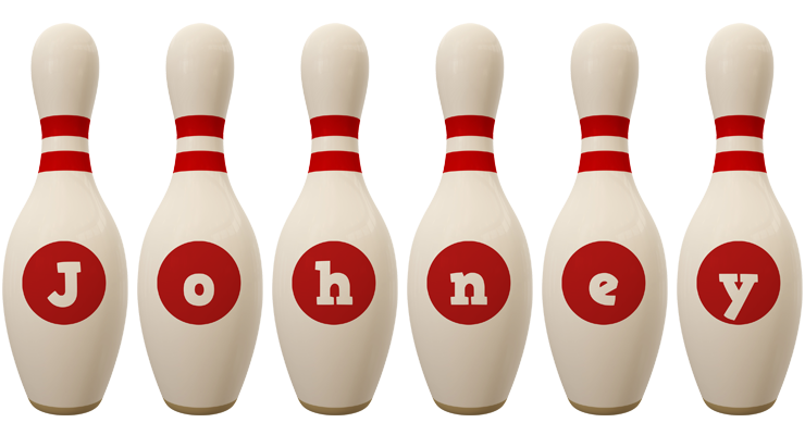 Johney bowling-pin logo