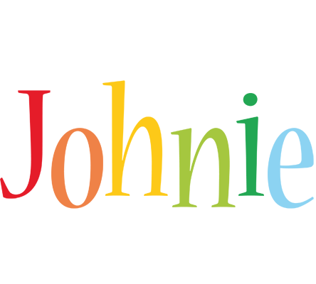 Johnie birthday logo