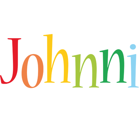 Johnni birthday logo