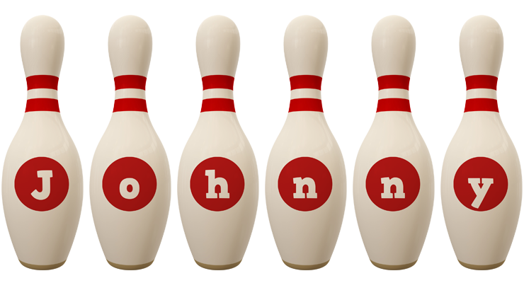 Johnny bowling-pin logo