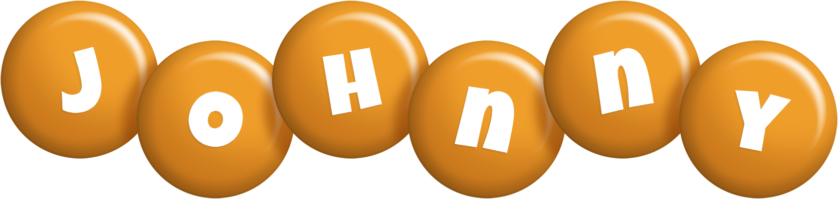 Johnny candy-orange logo