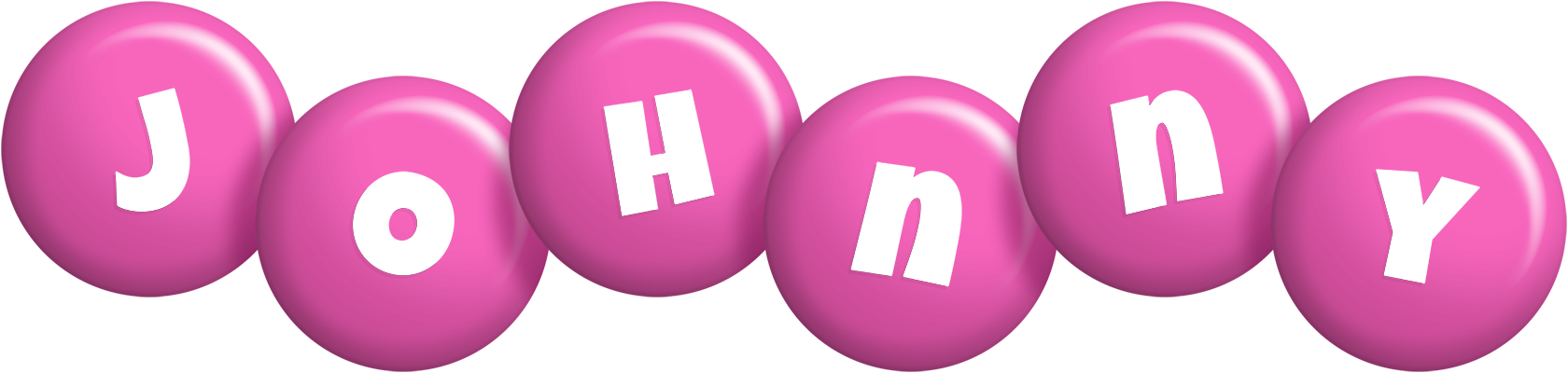 Johnny candy-pink logo