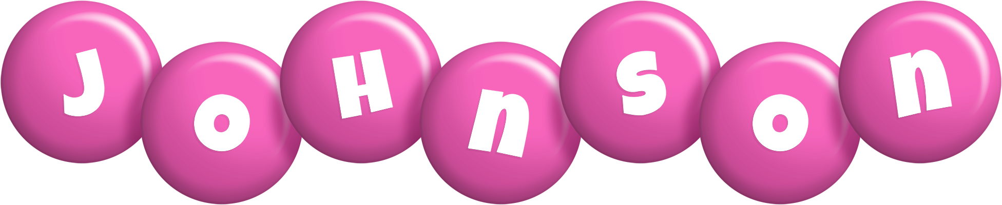 Johnson candy-pink logo