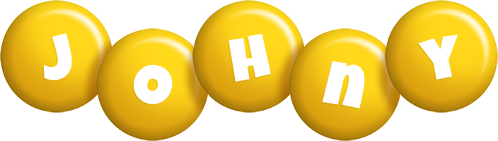 Johny candy-yellow logo