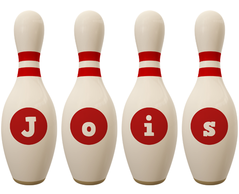 Jois bowling-pin logo