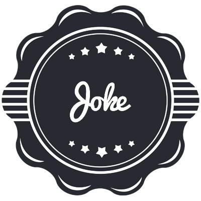 Joke badge logo