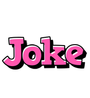 Joke girlish logo