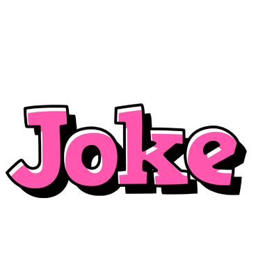 Joke girlish logo