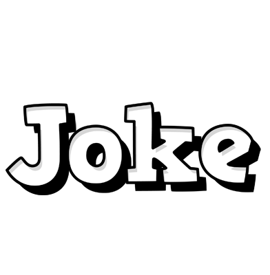 Joke snowing logo