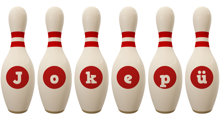 Jokepü bowling-pin logo