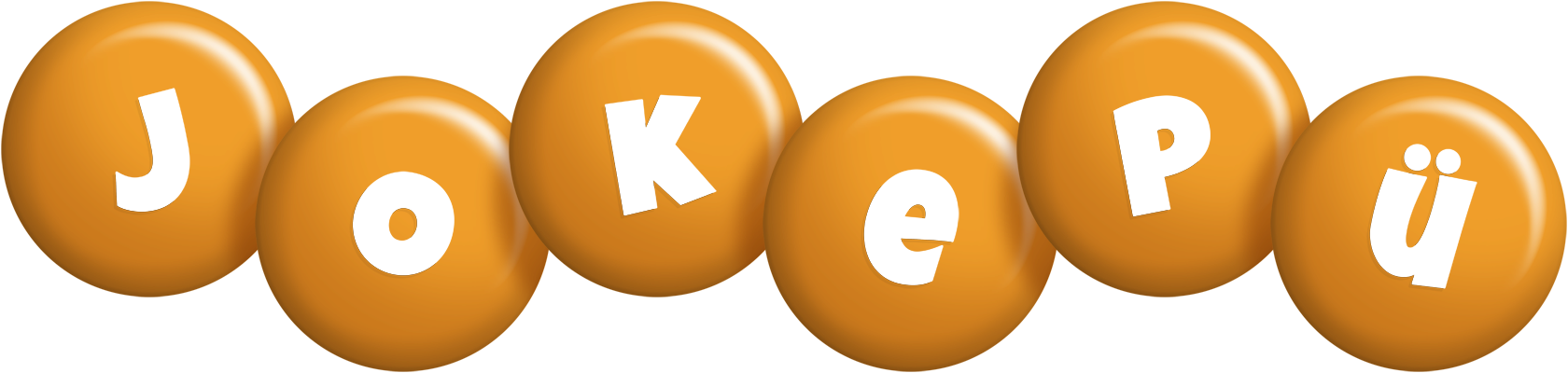 Jokepü candy-orange logo
