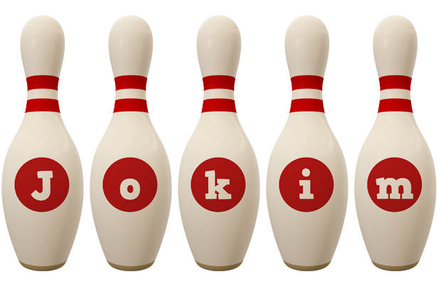 Jokim bowling-pin logo
