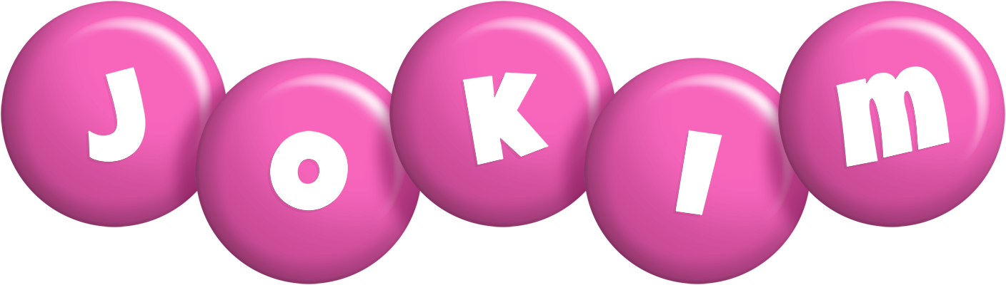 Jokim candy-pink logo