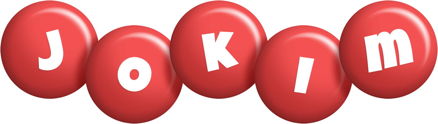 Jokim candy-red logo