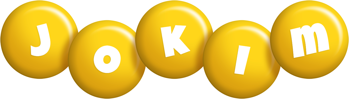 Jokim candy-yellow logo