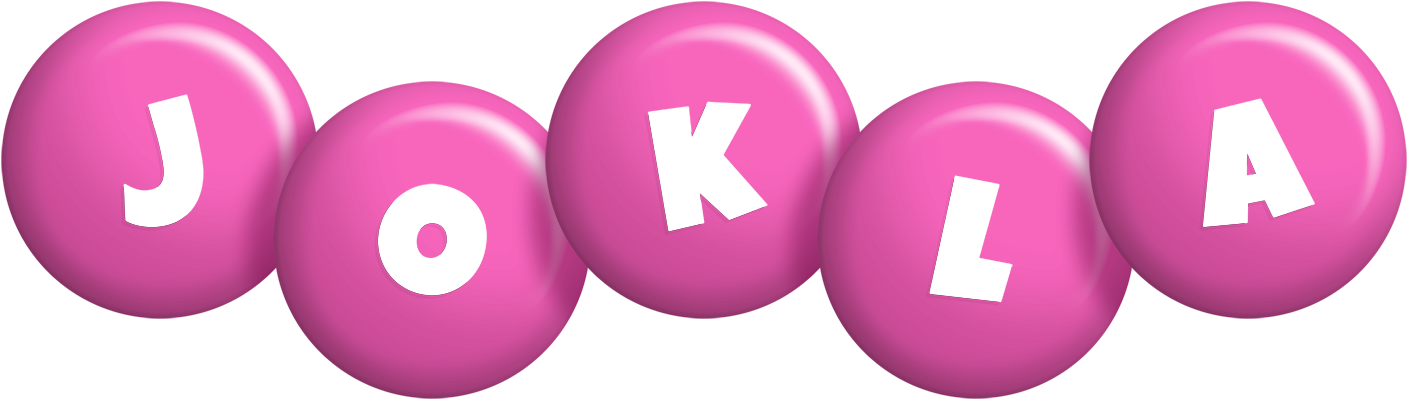 Jokla candy-pink logo