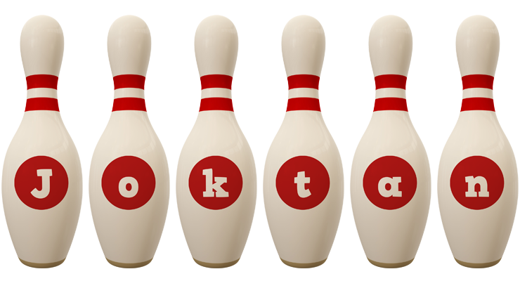 Joktan bowling-pin logo